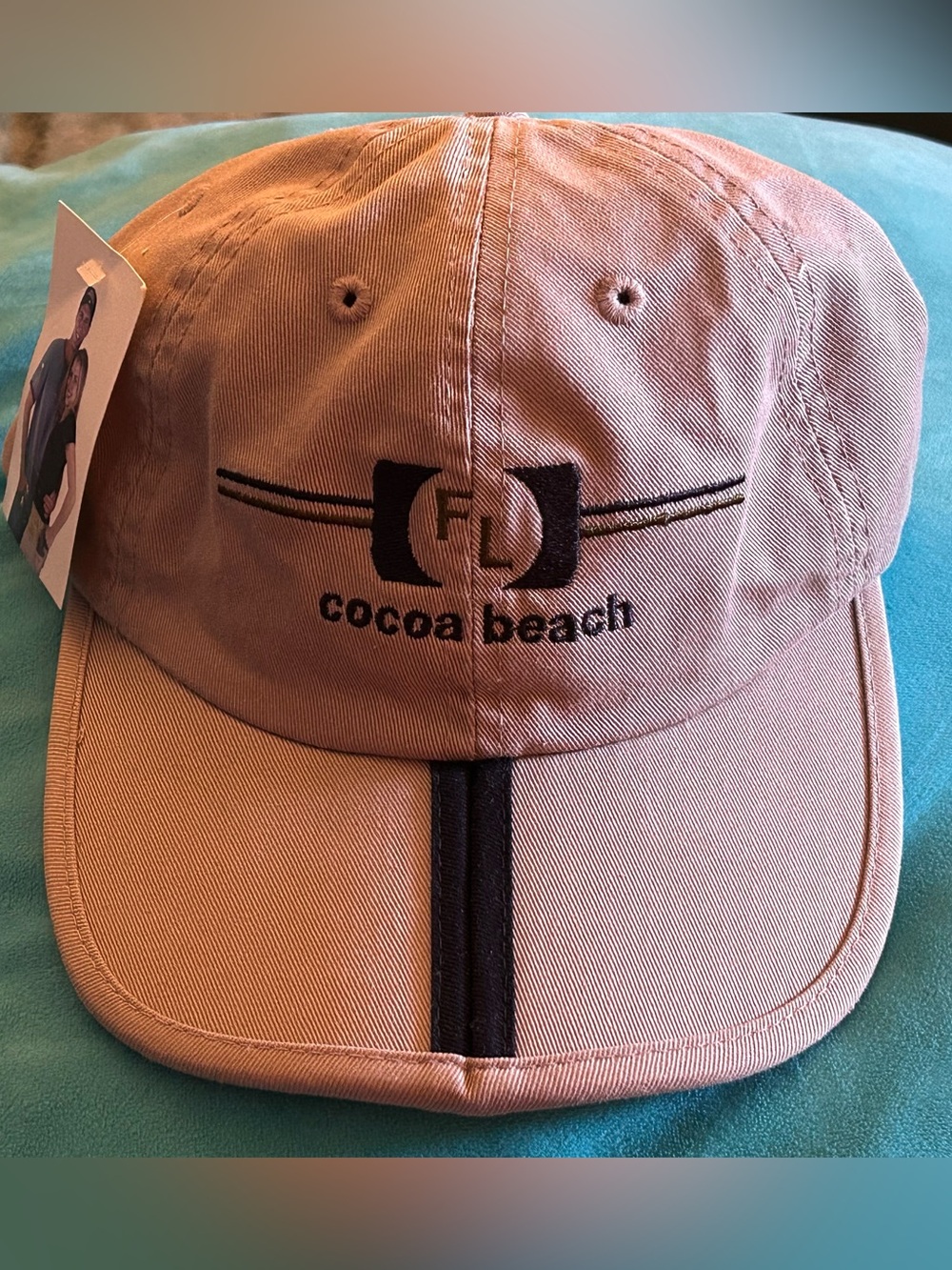 NWT Vintage Casual Dad Hat, Cocoa Beach Souvenir, JHats Foldable Brim